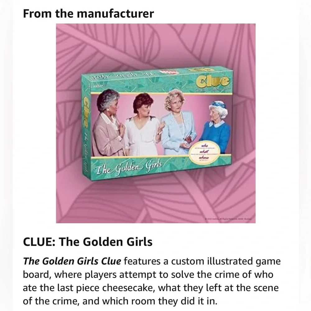 BRAND NEW UNOPENED 
Clue The Golden Girls Board Game - Picture 4 of 6